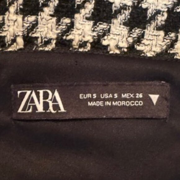 Zara Black and White Skirt - Picture 3 of 3